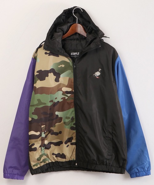 staple（ステイプル）の「【STAPLE】グリーンポイント  ジップジャケット（ナイロンジャケット・メンズ・カモフラージュ・L/XL/2XL/M）」の2枚目の写真