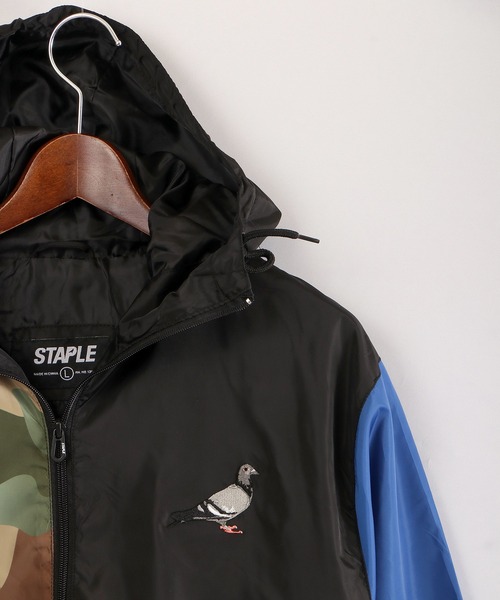 staple（ステイプル）の「【STAPLE】グリーンポイント  ジップジャケット（ナイロンジャケット・メンズ・カモフラージュ・L/XL/2XL/M）」の4枚目の写真
