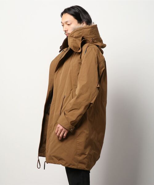 junhashimoto（ジュンハシモト）の「junhashimoto（ジュンハシモト）4WAY WRAP MODS COAT ラップモッズコート（ステンカラーコート・メンズ・ブラック/キャメル・4/3/5）」の16枚目の写真