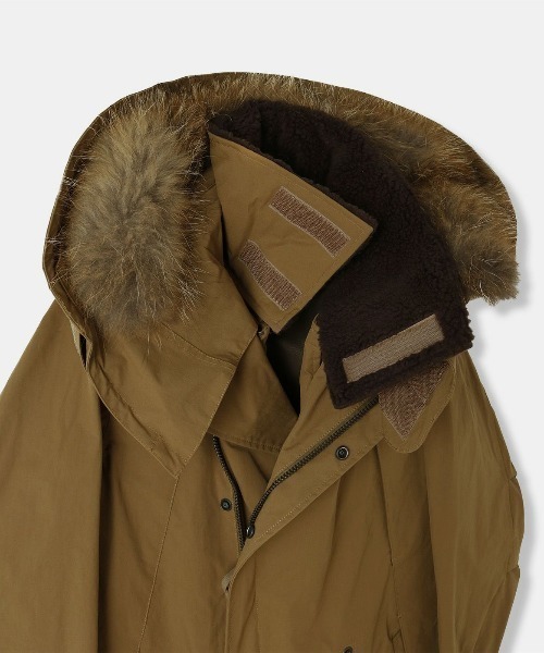 junhashimoto（ジュンハシモト）の「junhashimoto（ジュンハシモト）4WAY WRAP MODS COAT ラップモッズコート（ステンカラーコート・メンズ・ブラック/キャメル・4/3/5）」の9枚目の写真