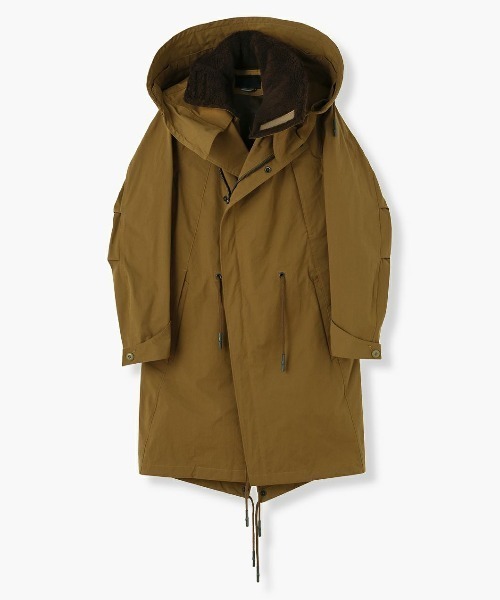 junhashimoto（ジュンハシモト）の「junhashimoto（ジュンハシモト）4WAY WRAP MODS COAT ラップモッズコート（ステンカラーコート・メンズ・ブラック/キャメル・4/3/5）」の10枚目の写真