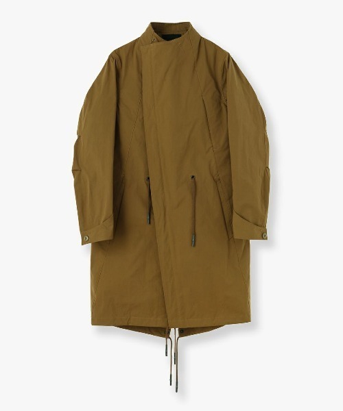 junhashimoto（ジュンハシモト）の「junhashimoto（ジュンハシモト）4WAY WRAP MODS COAT ラップモッズコート（ステンカラーコート・メンズ・ブラック/キャメル・4/3/5）」の14枚目の写真