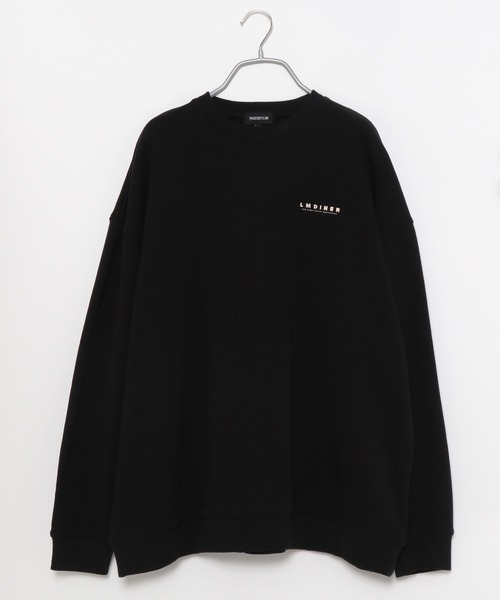 PBLIM（ページボーイリム）の「【PAGEBOYLIM】センダハナコラボダイナーグラフィック（スウェット・レディース・ブラック/グレー・MEDIUM/LARGE）」の17枚目の写真