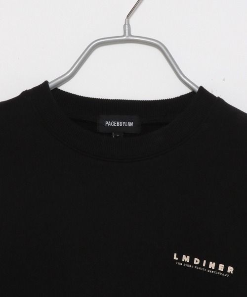 PBLIM（ページボーイリム）の「【PAGEBOYLIM】センダハナコラボダイナーグラフィック（スウェット・レディース・ブラック/グレー・MEDIUM/LARGE）」の19枚目の写真