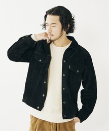 【VANSON / バンソン × JS】別注 TRUCKER JACKET- BACKSKIN