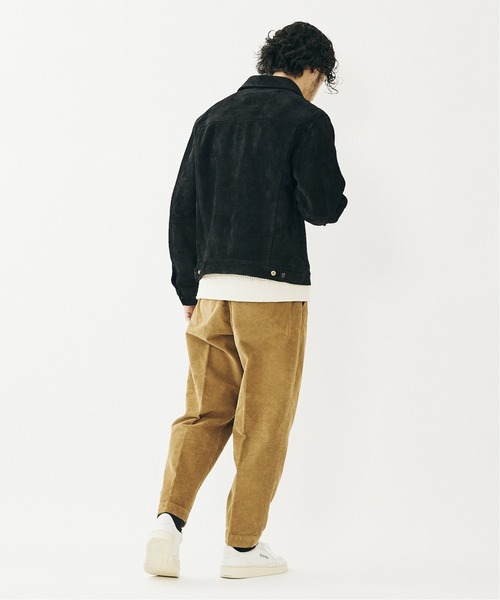 VANSON(ヴァンソン)の「【VANSON / バンソン × JS】別注 TRUCKER JACKET- BACKSKIN(ブルゾン・メンズ・ブラック・44/42/46)」の4枚目の写真