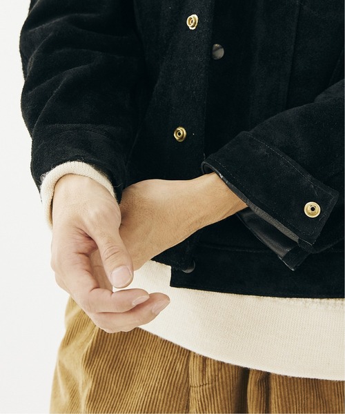 VANSON(ヴァンソン)の「【VANSON / バンソン × JS】別注 TRUCKER JACKET- BACKSKIN(ブルゾン・メンズ・ブラック・44/42/46)」の13枚目の写真