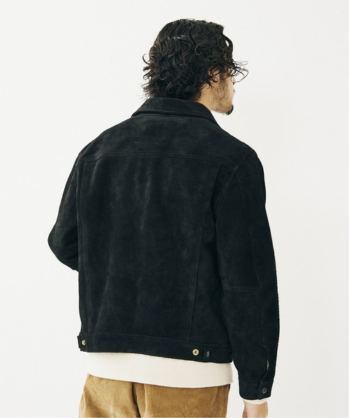 VANSON(ヴァンソン)の「【VANSON / バンソン × JS】別注 TRUCKER JACKET- BACKSKIN(ブルゾン・メンズ・ブラック・44/42/46)」の14枚目の写真