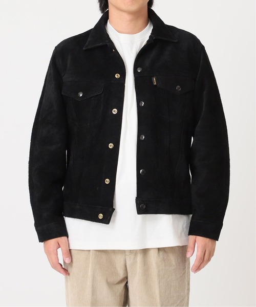 VANSON(ヴァンソン)の「【VANSON / バンソン × JS】別注 TRUCKER JACKET- BACKSKIN(ブルゾン・メンズ・ブラック・44/42/46)」の18枚目の写真