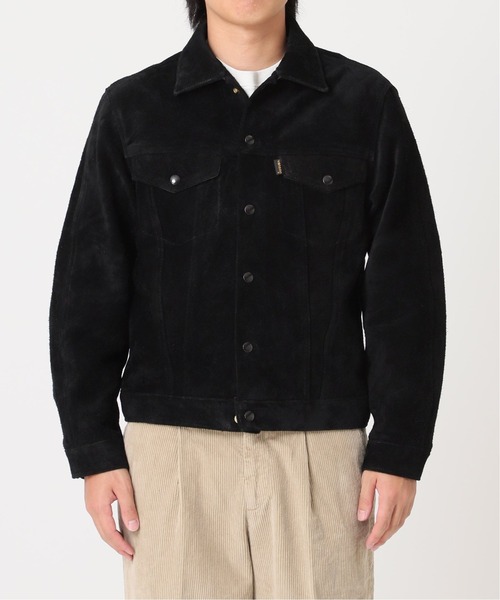 VANSON(ヴァンソン)の「【VANSON / バンソン × JS】別注 TRUCKER JACKET- BACKSKIN(ブルゾン・メンズ・ブラック・44/42/46)」の19枚目の写真