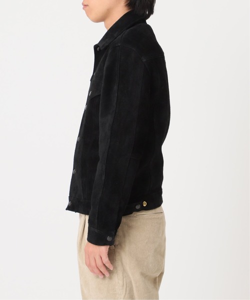 VANSON(ヴァンソン)の「【VANSON / バンソン × JS】別注 TRUCKER JACKET- BACKSKIN(ブルゾン・メンズ・ブラック・44/42/46)」の20枚目の写真