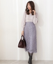 PROPORTION BODY DRESSING | ロングナローレーススカート / 1212120001(スカート)