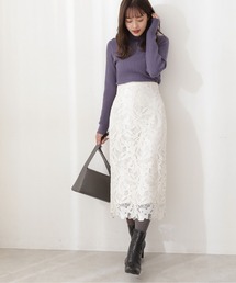 PROPORTION BODY DRESSING | ロングナローレーススカート / 1212120001(スカート)