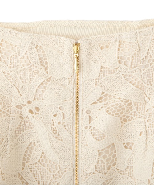 PROPORTION BODY DRESSING(プロポーションボディドレッシング)の「ロングナローレーススカート / 1212120001(スカート・レディース・ベージュ/オフホワイト/ブルー系その他・MEDIUM/SMALL)」の22枚目の写真
