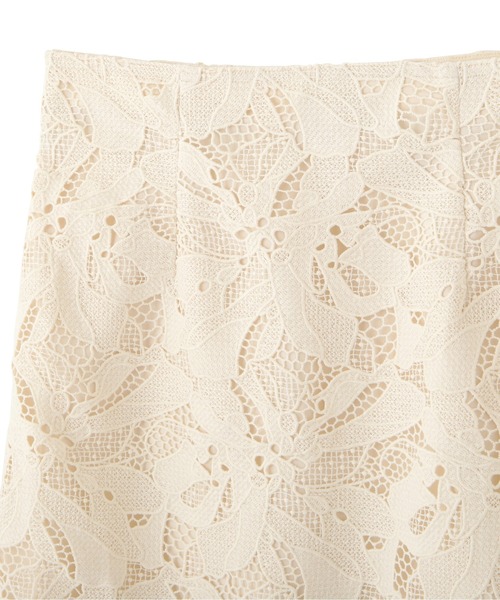 PROPORTION BODY DRESSING(プロポーションボディドレッシング)の「ロングナローレーススカート / 1212120001(スカート・レディース・ベージュ/オフホワイト/ブルー系その他・MEDIUM/SMALL)」の14枚目の写真