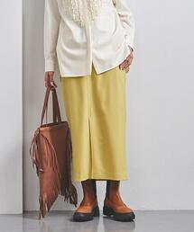 ＜UNITED ARROWS＞W/PU タイトスカート W