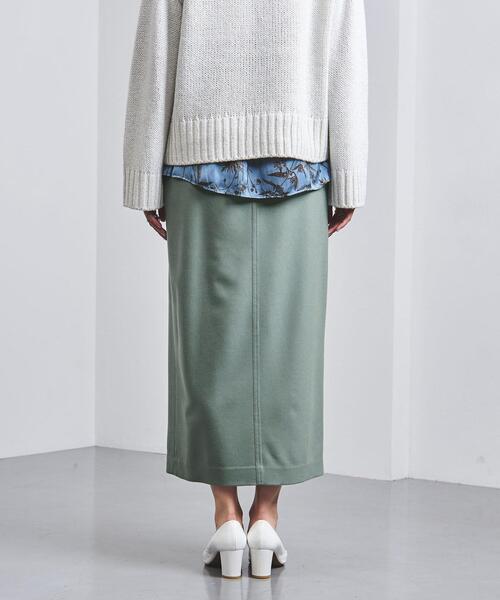 UNITED ARROWS(ユナイテッドアローズ)の「<UNITED ARROWS>W/PU タイトスカート W(スカート・レディース・グレー/オフホワイト/イエロー/ライム・36/38/40)」の7枚目の写真