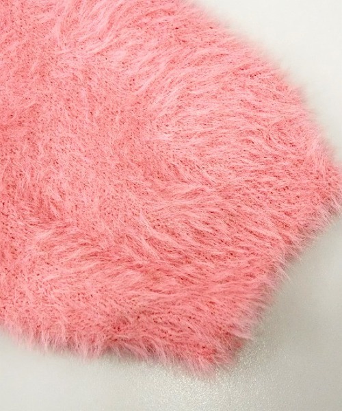 DAY CLOSET（デイ クローゼット）の「ゆるっとふんわり甘めシャギーニットトップス レディース（ニット/セーター・レディース・ホワイト/イエロー/ブルー/ピンク/ブルー系その他/ワイン/スモークピンク/グレイッシュベージュ/ブラック/ダークグレー/コバルトブルー・ONE SIZE）」の14枚目の写真