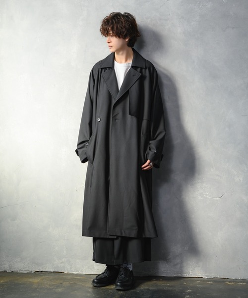 中古美品KUUUPYオーバーサイズトレンチコートＳ KUUUPY（クーピー）の「Over Trench Coat - オーバートレンチコート