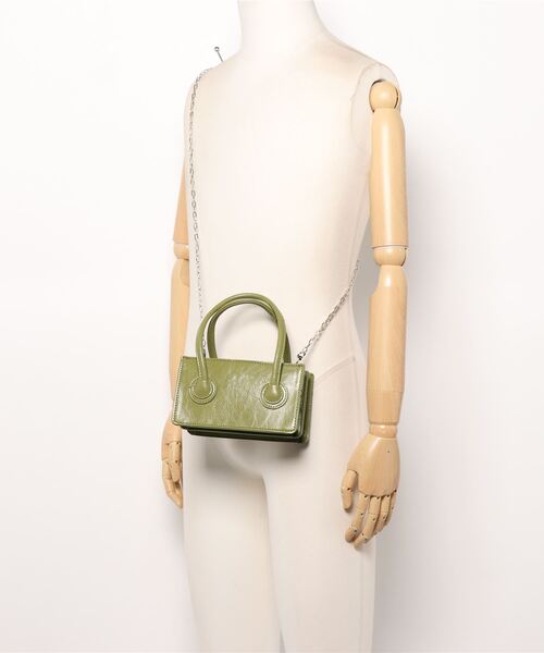 SLOBE citron.（スローブシトロン）の「SLOBE citron. カラーミニチェーンバッグ◆（ショルダーバッグ・レディース・ブルー/イエロー・FREE）」の4枚目の写真