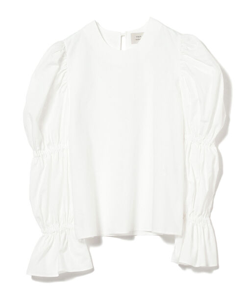 Ray BEAMS（レイビームス）の「FUMIE＝TANAKA × Ray BEAMS / 別注 ボンボン シャツ（シャツ/ブラウス・レディース・ホワイト・ONE SIZE）」の9枚目の写真