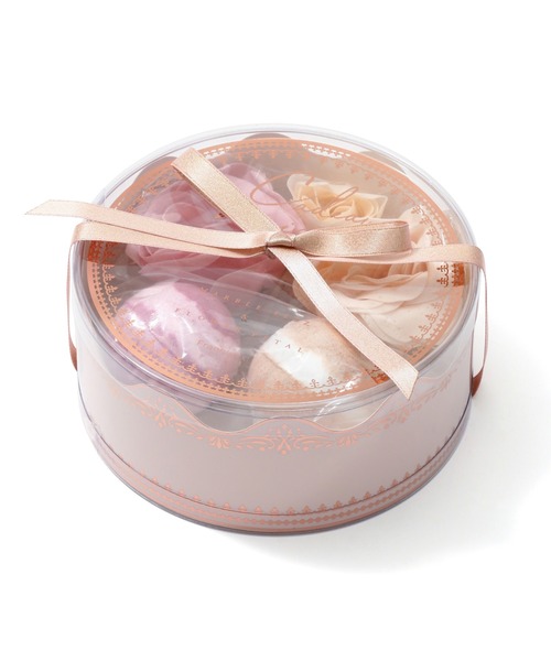 Francfranc(フランフラン)の「カドミニョン フィズ&ペタル ラウンド ピンク (入浴剤)ギフト 女性 贈り物 プレゼント お返し 送別 (ボディケア/ボディクリーム・レディース・ピンク・FREE)」の1枚目の写真