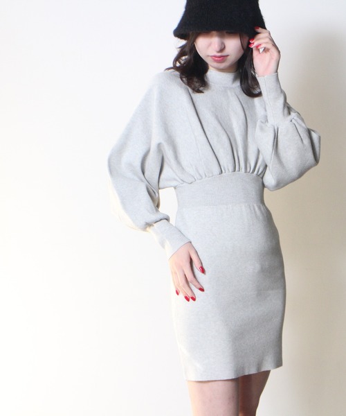 セール Oneway Jeans ウエストリブニットワンピース ワンピース One Way ワンウェイ のファッション通販 Zozotown