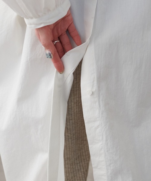 PUAL CE CIN（ピュアルセシン）の「【Du noir】タイプライターワンピース（ワンピース・レディース・ホワイト/ブラック/ベージュ・FREE）」の21枚目の写真