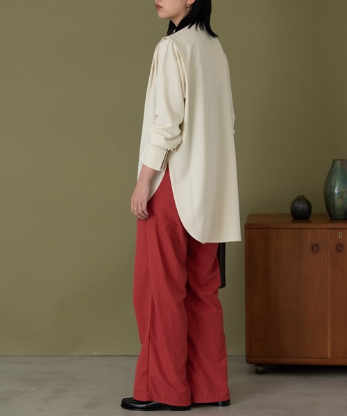 Aunt Marie's（アントマリーズ）の「長袖ブラウス（シャツ/ブラウス・レディース・ブラック・FREE）」の6枚目の写真