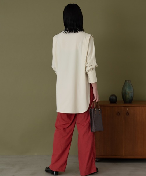 Aunt Marie's（アントマリーズ）の「長袖ブラウス（シャツ/ブラウス・レディース・ブラック・FREE）」の9枚目の写真