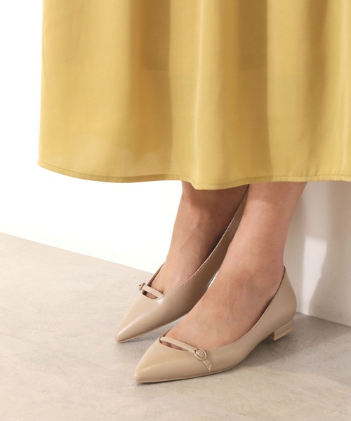 NATURAL BEAUTY BASIC（ナチュラルビューティーベーシック）の「メリージェーンカッター（パンプス・レディース・ブラック/ベージュ/シルバー・MEDIUM/LARGE/SMALL）」の3枚目の写真