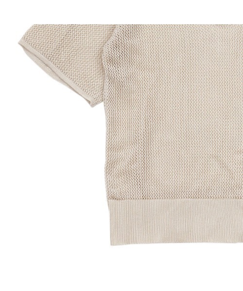 スキッパーメッシュ編みプルオーバー（Tシャツ/カットソー