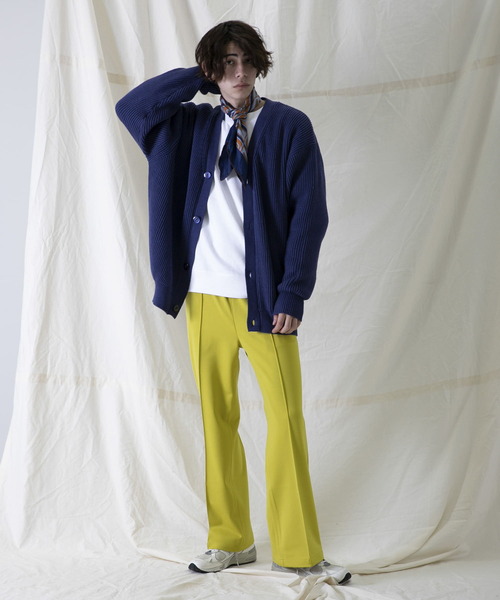 URBAN RESEARCH（アーバンリサーチ）の「URBAN RESEARCH iD　オーバーサイズカーディガン（カーディガン/ボレロ・メンズ・ネイビー/マスタード/ブルー系その他・MEDIUM/LARGE）」の8枚目の写真