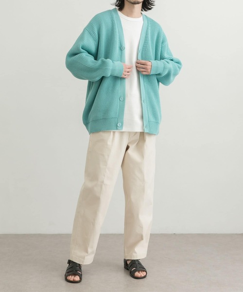 URBAN RESEARCH（アーバンリサーチ）の「URBAN RESEARCH iD　オーバーサイズカーディガン（カーディガン/ボレロ・メンズ・ネイビー/マスタード/ブルー系その他・MEDIUM/LARGE）」の14枚目の写真