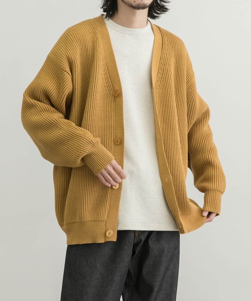 Parker マスタードカーディガン リアルマッコイズ MC19103 JMモヘアカーディガン マスタード