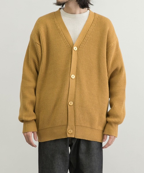 URBAN RESEARCH（アーバンリサーチ）の「URBAN RESEARCH iD　オーバーサイズカーディガン（カーディガン/ボレロ・メンズ・ネイビー/マスタード/ブルー系その他・MEDIUM/LARGE）」の19枚目の写真