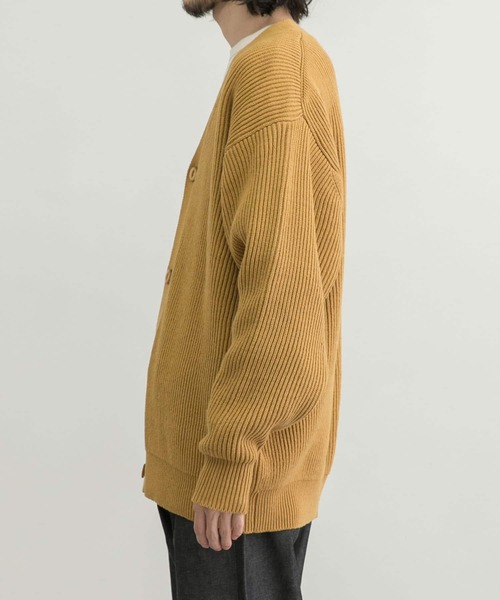 URBAN RESEARCH（アーバンリサーチ）の「URBAN RESEARCH iD　オーバーサイズカーディガン（カーディガン/ボレロ・メンズ・ネイビー/マスタード/ブルー系その他・MEDIUM/LARGE）」の20枚目の写真