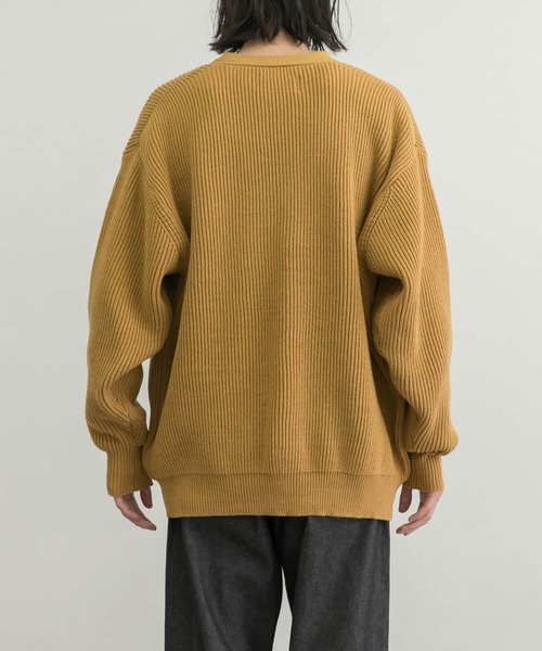 URBAN RESEARCH（アーバンリサーチ）の「URBAN RESEARCH iD　オーバーサイズカーディガン（カーディガン/ボレロ・メンズ・ネイビー/マスタード/ブルー系その他・MEDIUM/LARGE）」の21枚目の写真