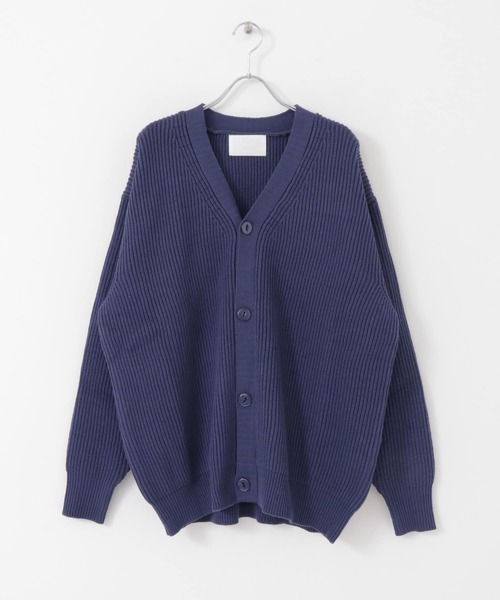 URBAN RESEARCH（アーバンリサーチ）の「URBAN RESEARCH iD　オーバーサイズカーディガン（カーディガン/ボレロ・メンズ・ネイビー/マスタード/ブルー系その他・MEDIUM/LARGE）」の6枚目の写真