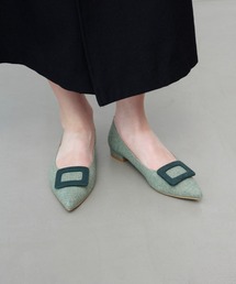 Launa lea（ラウナレア）の「【26春夏新カラー】バックルポインテッドトゥパンプス(0459,0459A,0459C)（パンプス）」