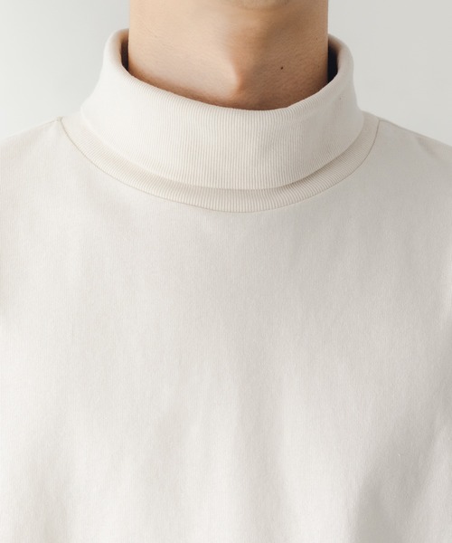 epnok(エプノック)の「タートルネックルーズロンT(Tシャツ/カットソー・メンズ・ブラック/ナチュラル/グレイッシュベージュ・SMALL/MEDIUM/LARGE)」の10枚目の写真