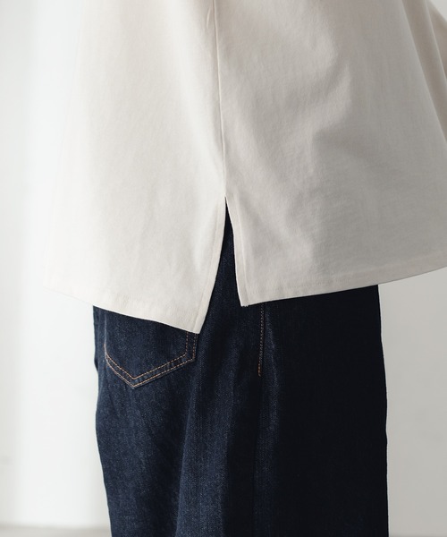 epnok(エプノック)の「タートルネックルーズロンT(Tシャツ/カットソー・メンズ・ブラック/ナチュラル/グレイッシュベージュ・SMALL/MEDIUM/LARGE)」の12枚目の写真