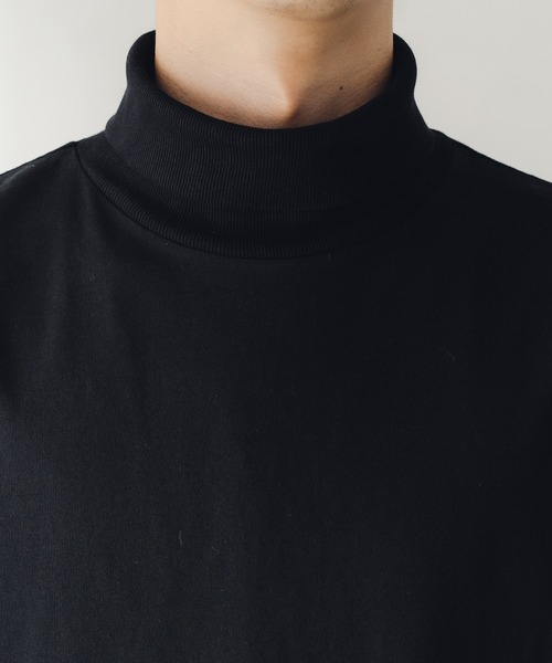 epnok(エプノック)の「タートルネックルーズロンT(Tシャツ/カットソー・メンズ・ブラック/ナチュラル/グレイッシュベージュ・SMALL/MEDIUM/LARGE)」の22枚目の写真