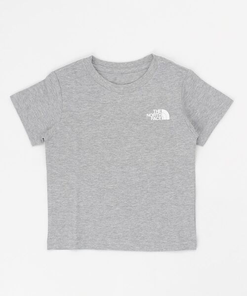 THE NORTH FACE(ザノースフェイス)の「ザ ノース フェイス THE NORTH FACE S/S Back Square Logo Tee(ショートスリーブバックスクエアロゴティー)(Tシャツ/カットソー・キッズ・ホワイト/グレー/レッド/グリーン・110cm/100cm/120cm/130cm/140cm/150cm)」の1枚目の写真