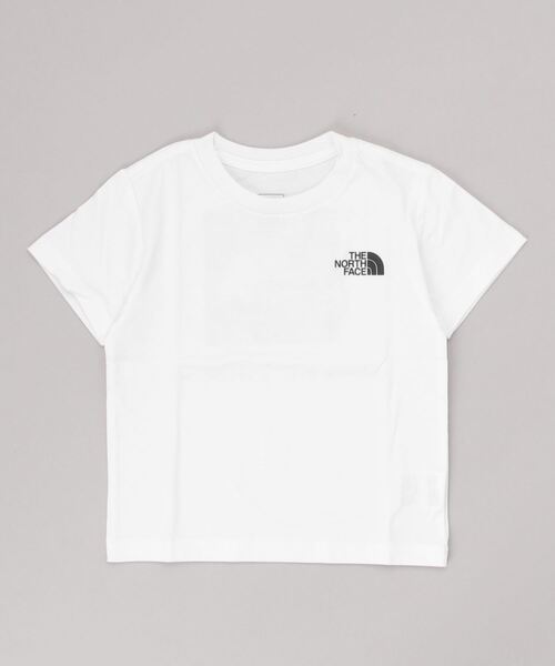 THE NORTH FACE(ザノースフェイス)の「ザ ノース フェイス THE NORTH FACE S/S Back Square Logo Tee(ショートスリーブバックスクエアロゴティー)(Tシャツ/カットソー・キッズ・ホワイト/グレー/レッド/グリーン・110cm/100cm/120cm/130cm/140cm/150cm)」の2枚目の写真