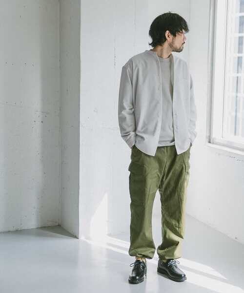 URBAN RESEARCH DOORS（アーバンリサーチドアーズ）の「セオアルファバンドカラーシャツ（シャツ/ブラウス・メンズ・ホワイト/グレー/ブラウン・40/38）」の6枚目の写真