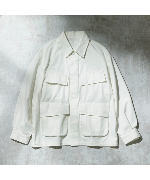 THE STANDARD（ザスタンダード）の「WEGO/ミリタリーシャツジャケット（ミリタリージャケット・メンズ・ブラック/ホワイト/カーキ・MEDIUM/LARGE）」の12枚目の写真