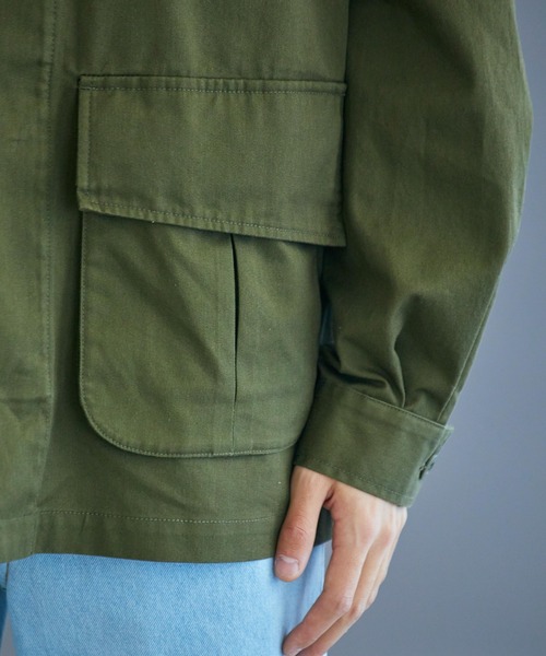THE STANDARD（ザスタンダード）の「WEGO/ミリタリーシャツジャケット（ミリタリージャケット・メンズ・ブラック/ホワイト/カーキ・MEDIUM/LARGE）」の11枚目の写真