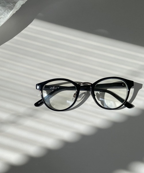 SMELLY(スメリー)の「ボストンコンビダテメガネ(メガネ・レディース・ブラック/ブラウン系その他・-)」の1枚目の写真