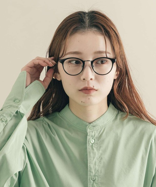 SMELLY(スメリー)の「ボストンコンビダテメガネ(メガネ・レディース・ブラック/ブラウン系その他・-)」の5枚目の写真